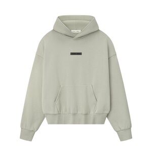 Brand new 2025 Essential Abbey Stone Classic Fit Fleece Hoodie size Large